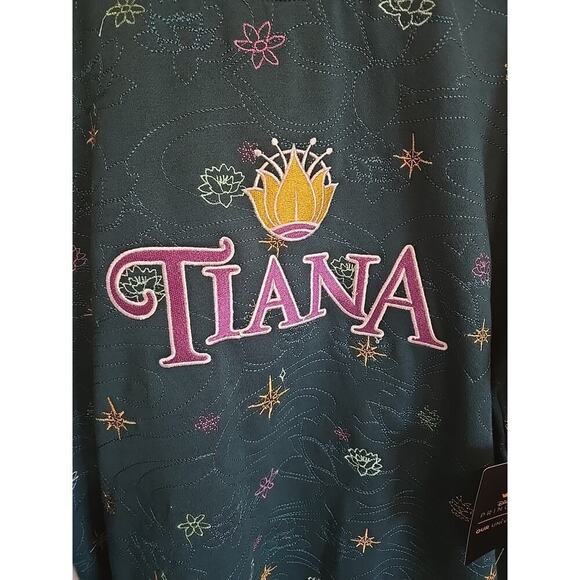 Boxlunch Disney The Princess and the Frog Tiana Embroidered Icons Sweatshirt S - Picture 2 of 9